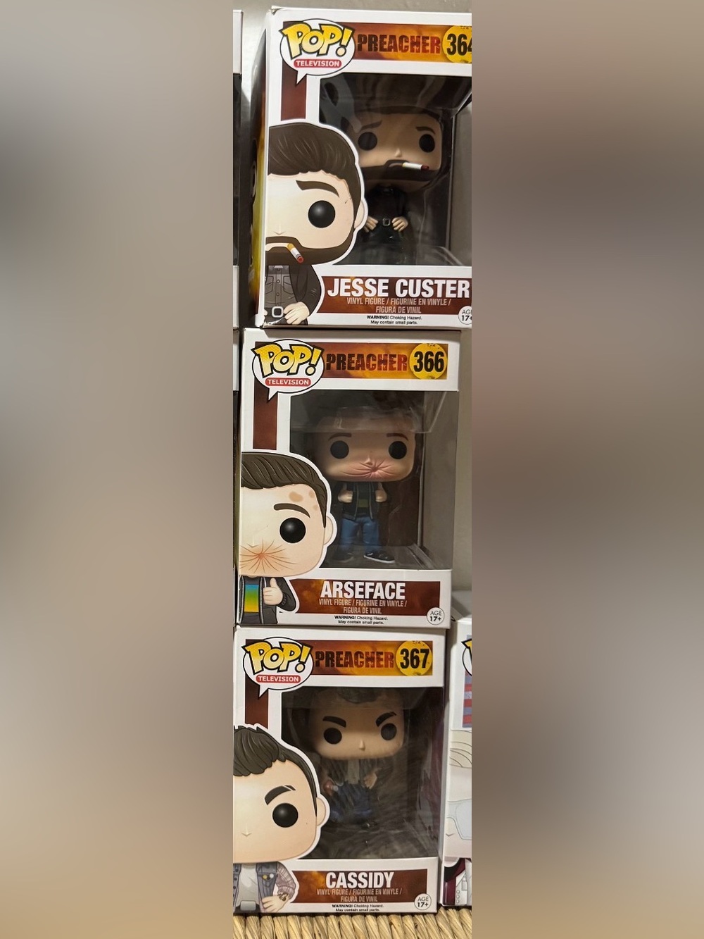 FUNKO POP Preacher Vintage Funko Pops Bundle of 3